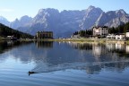 La paperetta sul Lago di Misurina.