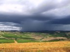 Scattata dal Mio B&B questa foto ritrae un temporale sulle colline senesi
