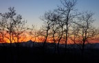 silhouette al tramonto silhouette al tramonto