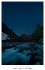 Scorrere..., sotto un cielo stellato. Scorrere..., sotto un cielo stellato.
