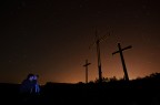 fotografando le croci di notte fotografando le croci di notte
