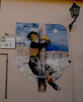 Altro omaggio riminese a Federico Fellini, loro cittadino pi illustre. In questo caso, il film  ovviamente "La strada"