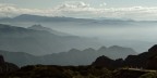 Panorama dal Monte Pasubio verso gli Altipiani di Tonezza ed Asiago, giugno 2011