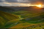 Tramonto ai Piani di Castelluccio Tramonto ai Piani di Castelluccio