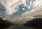 Panorama al tardo pomeriggio dal Monte Brione, luglio 2011