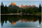 Lago Welsperg - Pale di San Martino Lago Welsperg - Pale di San Martino