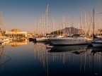 La "cala" di Palermo all'alba