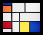 Camminando... su di un Mondrian Camminando... su di un Mondrian