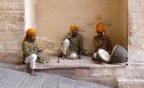 India - Suonatori nel Forte di Mehrangarh