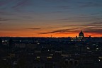 Veduta di Roma al tramonto Veduta di Roma al tramonto