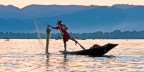 A pesca sul lago Inle A pesca sul lago Inle
