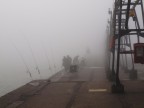 Nebbia al lago - pescatori Nebbia al lago - pescatori