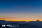 Sunset with Moon and Venus