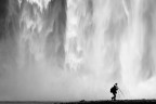 The photographer and the waterfall The photographer and the waterfall