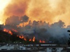 Roma, luned 30 luglio, collina della Balduina fotografata da Viale del Vaticano