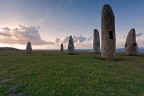 La Corua (Galizia): paseo de los Menhires