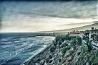 giardini naxos dalla terrazza di taormina, tre scatti uniti con photomatix, poi elaborati in photoshop cs5