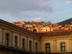 Abitato di Padula visto dalla certosa