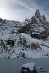 Scatto del lago Sorapiss, Dolomiti Ampezzane