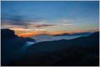 Cascata di nebbia.