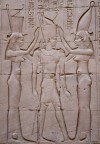 Incoronamento del re Horus - Tempio di Edfu