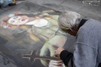 Artista di strada "il madonnaro" Artista di strada "il madonnaro"