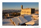 Prima neve sui tetti di Gubbio Prima neve sui tetti di Gubbio