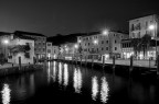 Scorcio notturno di Torbole sul Lago di Garda.