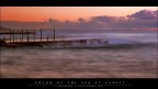 Color ef the sea at sunset Color ef the sea at sunset