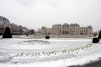 Belvedere superiore di Vienna , uno dei due palazzi simmetrici costruiti per il principe Eugenio di Savoia . Marzo 2013, molto molto freddo, coperto con neve! 

Nikon D3100, f/5,6, 1/800 sec, 1800 ISO