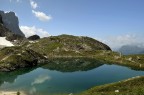 Lago di Coldai sul Monte Civetta (dolomiti bellunesi)