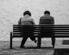 On a bench