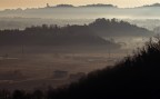 Sguardo verso Vicenza dalla colline prealpine. Gennaio 2014