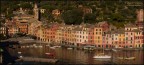 Portofino, veduta dalla Chiasa di San Giorgio Portofino, veduta dalla Chiasa di San Giorgio