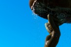 Un dettaglio della fontana delle Sirene di Cattolica