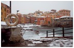 Boccadasse (Ge) innevata. Boccadasse (Ge) innevata.