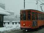 Milano -> neve & tram Milano -> neve & tram