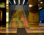 La scala del metrò. La scala del metrò.