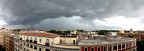 Scattata da mia figlia con la funzione panorama dell'iphone.
Si intravede anche una tromba d'aria a sinistra...