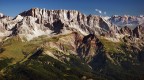 Sguardo verso la parete sud della Marmolada, agosto 2014