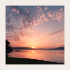 Tramonto sulla diga Tramonto sulla diga