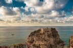 Visione panoramica dalla terrazza sul mare di Tropea