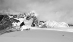 Scattata mentre scendevo dalla vetta del Cevedale..sullo sfondo il Gran Zebru' (che ho scalato dopo una settimana)  nella bufera..