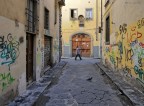 unA STRADA DI FIRENZE unA STRADA DI FIRENZE