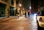 In citt, di sera