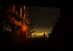 city is down there