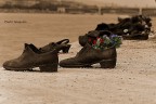 Le scarpe sulle rive del Danubio  un'opera dello scultore Gyula Pauer, che si trova a Budapest. Ricorda un massacro di cittadini ebrei compiuto dai miliziani del Partito delle Croci Frecciate durante la seconda guerra mondiale. Gli ebrei venivano legati in gruppi di tre e dopo avergli fatto togliere le scarpe, venivano fatti mettere sul bordo del fiume. Sparavano a quello al centro ...che trascinava gli altri in acqua