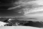 Panorama da Cima Grappa verso nord-est, marzo 2015