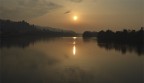 Tramonto sul Po Tramonto sul Po