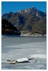 Pedal.. lago di Ledro ghiacciato